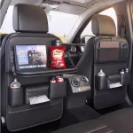 Car Seat Back Storage Bag Gray