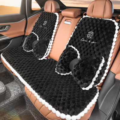Car Seat Cushions Keep Warm in Autumn and Winter-Back Row One 02
