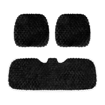 Car Seat Cushions Keep Warm in Autumn and Winter-Piece Suit Black 01