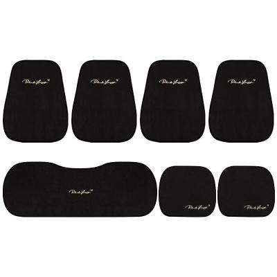 Car Seat Cushions Keep Warm in Autumn and Winter-Seven Piece Suit Black 01