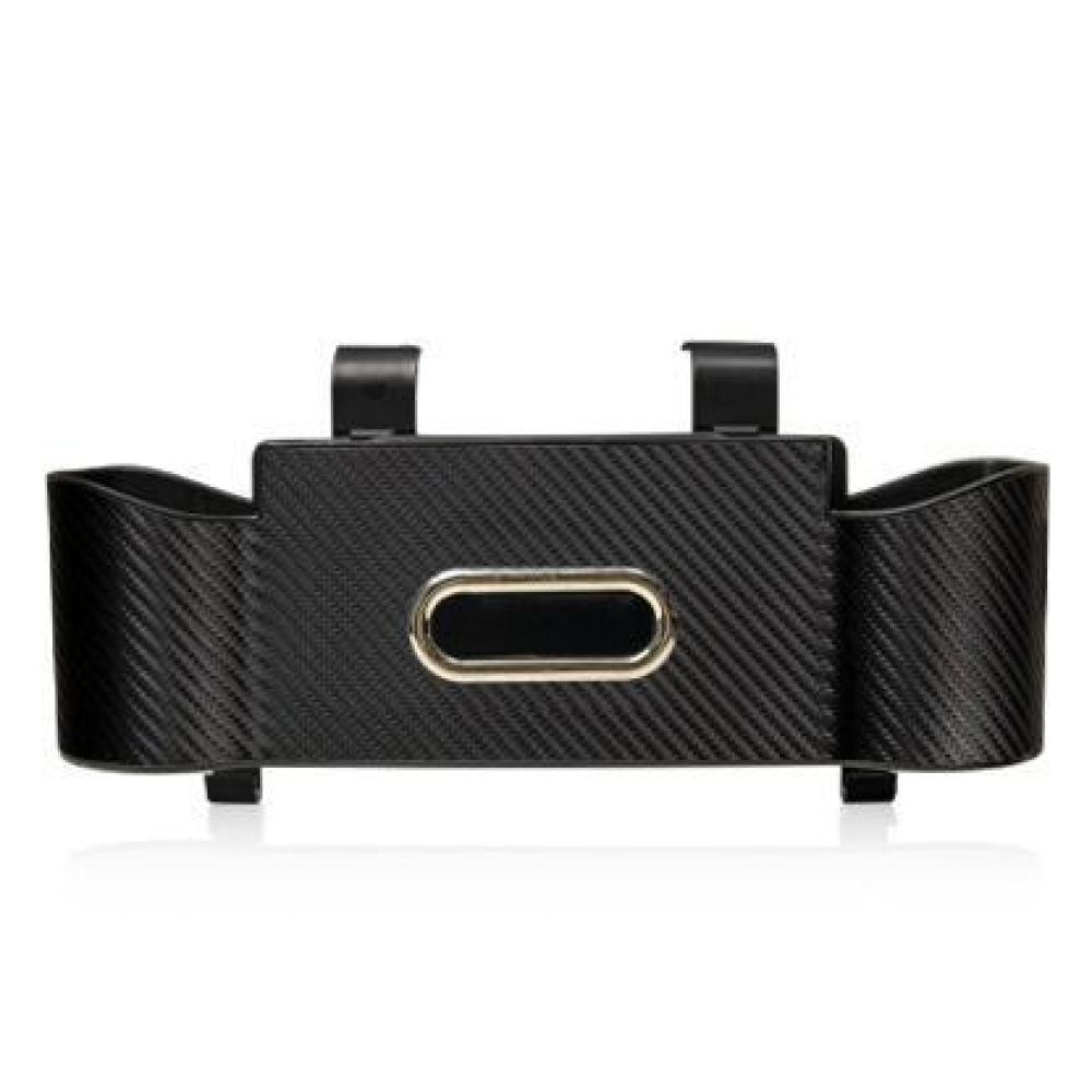 Carbon Fiber Textured Car Seat Back Storage Box Black