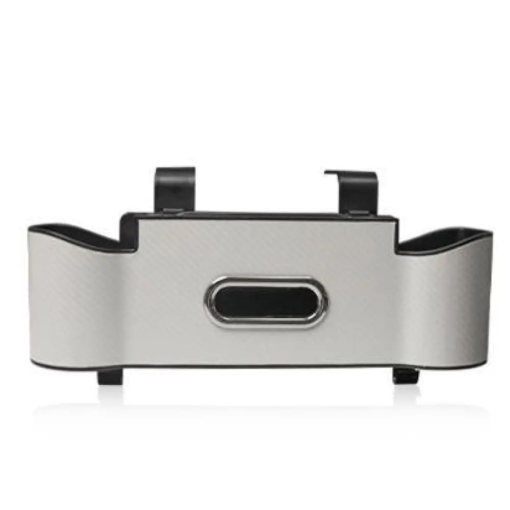 Carbon Fiber Textured Car Seat Back Storage Box White