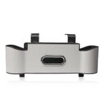 Carbon Fiber Textured Car Seat Back Storage Box White