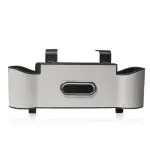 Carbon Fiber Textured Car Seat Back Storage Box White