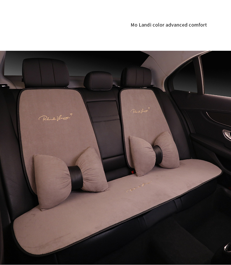 Suede Four Seasons Car Cushion-Back Row One