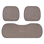 Suede Four Seasons Car Cushion-Piece Suit Brown