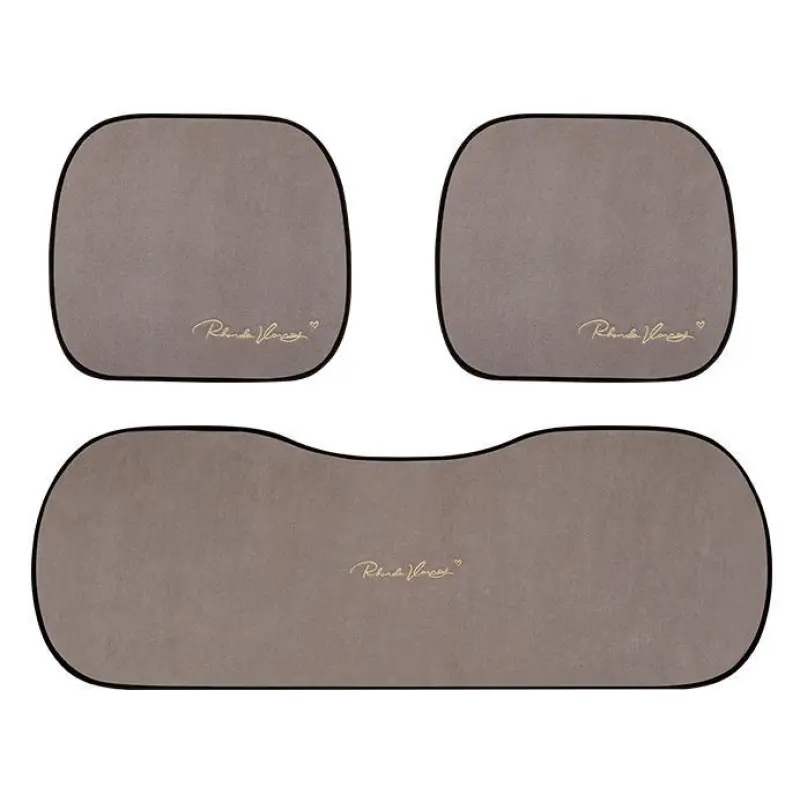 Suede Four Seasons Car Cushion-Piece Suit Brown