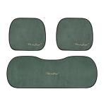 Suede Four Seasons Car Cushion-Piece Suit Green