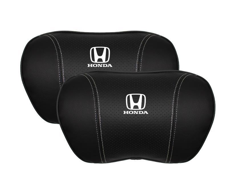 Suitable For Accord Car Nappa Memory Foam Seat Headrest Lumbar Pillow Black