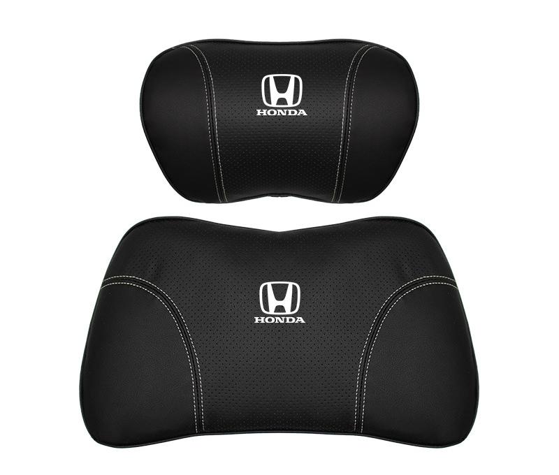 Suitable For Accord Car Nappa Memory Foam Seat Headrest Lumbar Pillow Black