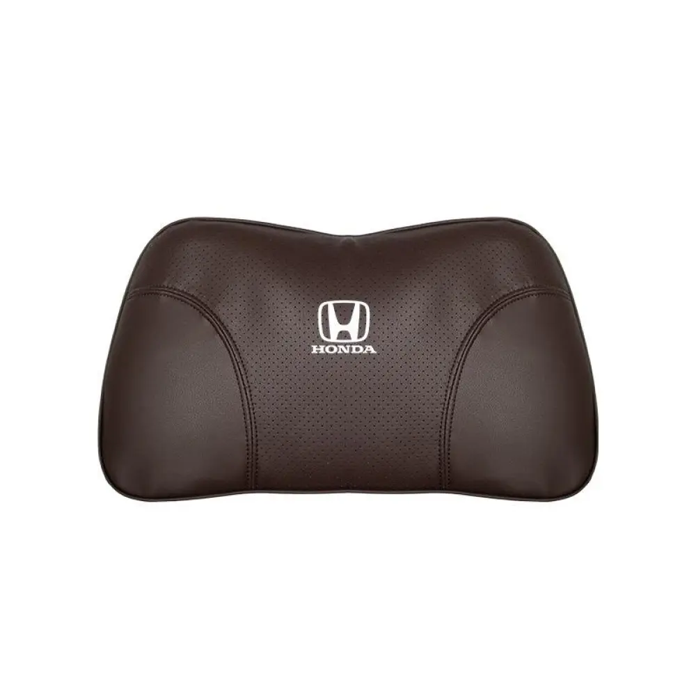 Suitable For Accord Car Nappa Memory Foam Seat Headrest Lumbar Pillow Brown