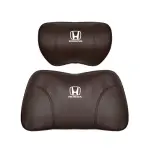 Suitable For Accord Car Nappa Memory Foam Seat Headrest Lumbar Pillow Brown