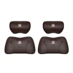 Suitable For Accord Car Nappa Memory Foam Seat Headrest Lumbar Pillow Brown
