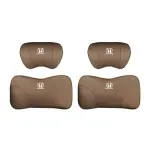 Suitable For Accord Car Nappa Memory Foam Seat Headrest Lumbar Pillow Coffee Color