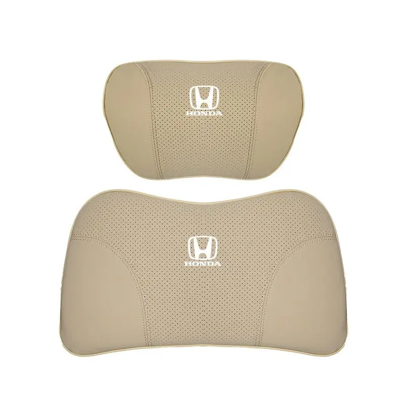 Suitable For Accord Car Nappa Memory Foam Seat Headrest Lumbar Pillow Off-White