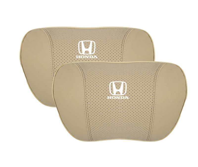 Suitable For Accord Car Nappa Memory Foam Seat Headrest Lumbar Pillow Off-White