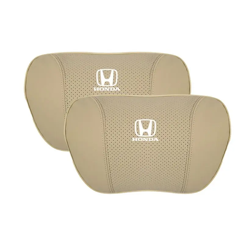 Suitable For Accord Car Nappa Memory Foam Seat Headrest Lumbar Pillow Off-White