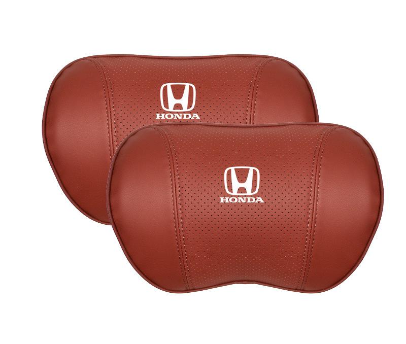 Suitable For Accord Car Nappa Memory Foam Seat Headrest Lumbar Pillow Red