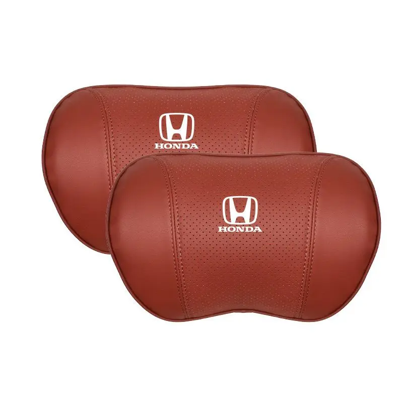 Suitable For Accord Car Nappa Memory Foam Seat Headrest Lumbar Pillow Red