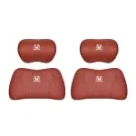 Suitable For Accord Car Nappa Memory Foam Seat Headrest Lumbar Pillow Red
