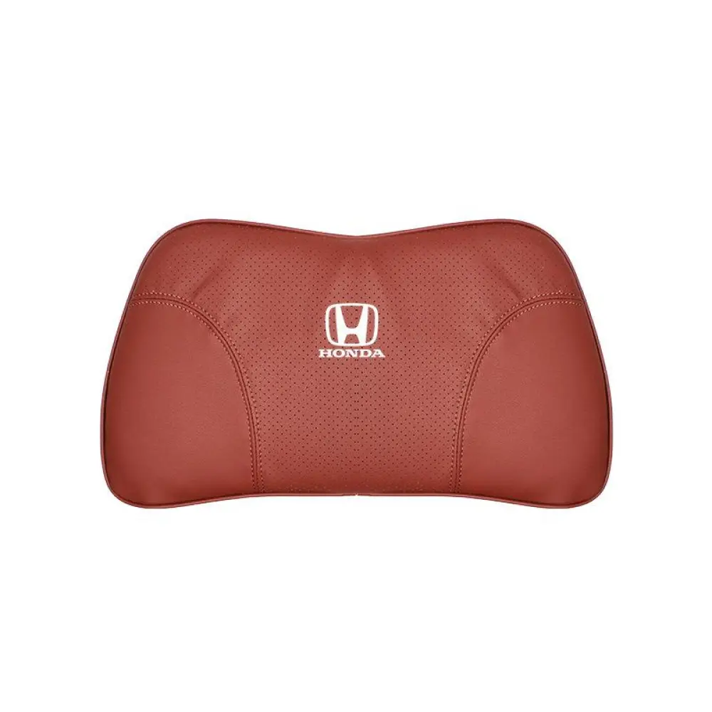 Suitable For Accord Car Nappa Memory Foam Seat Headrest Lumbar Pillow Red