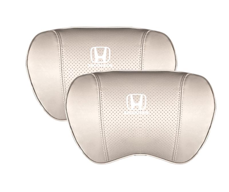 Suitable For Accord Car Nappa Memory Foam Seat Headrest Lumbar Pillow White