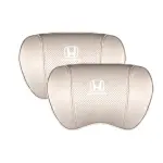 Suitable For Accord Car Nappa Memory Foam Seat Headrest Lumbar Pillow White