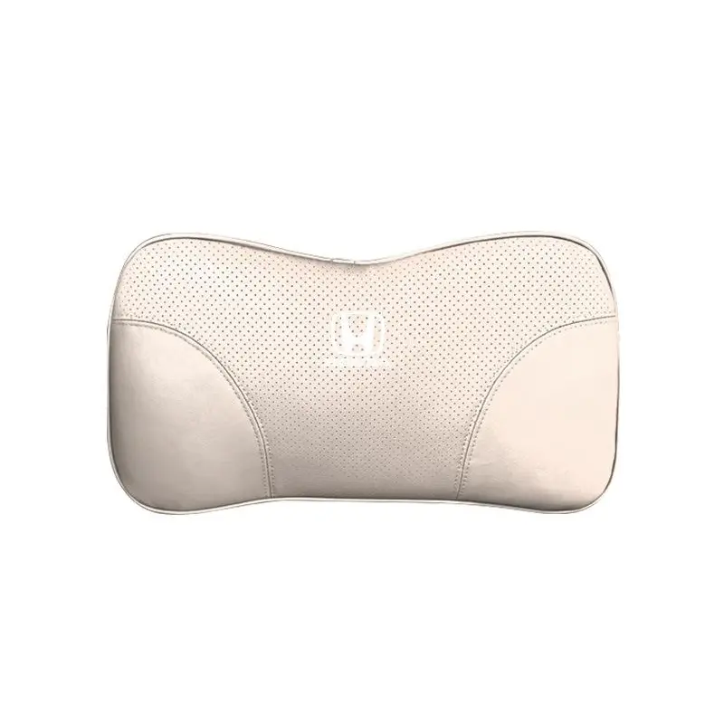 Suitable For Accord Car Nappa Memory Foam Seat Headrest Lumbar Pillow White