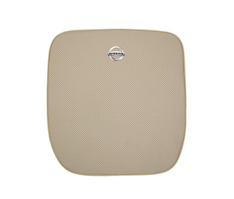 Suitable For Bluebird-Sylphy Car Nappa Memory Foam Seat Headrest Lumbar Pillow Off-White