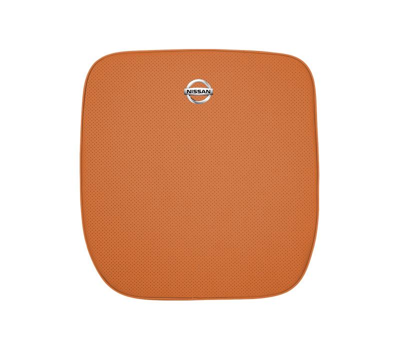Suitable For Bluebird-Sylphy Car Nappa Memory Foam Seat Headrest Lumbar Pillow Orange
