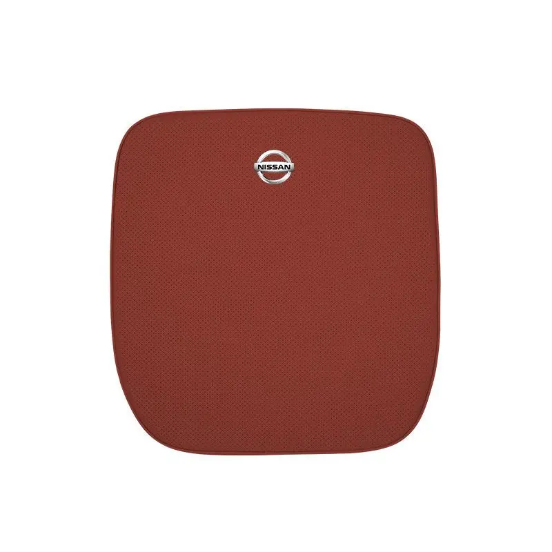 Suitable For Bluebird-Sylphy Car Nappa Memory Foam Seat Headrest Lumbar Pillow Red