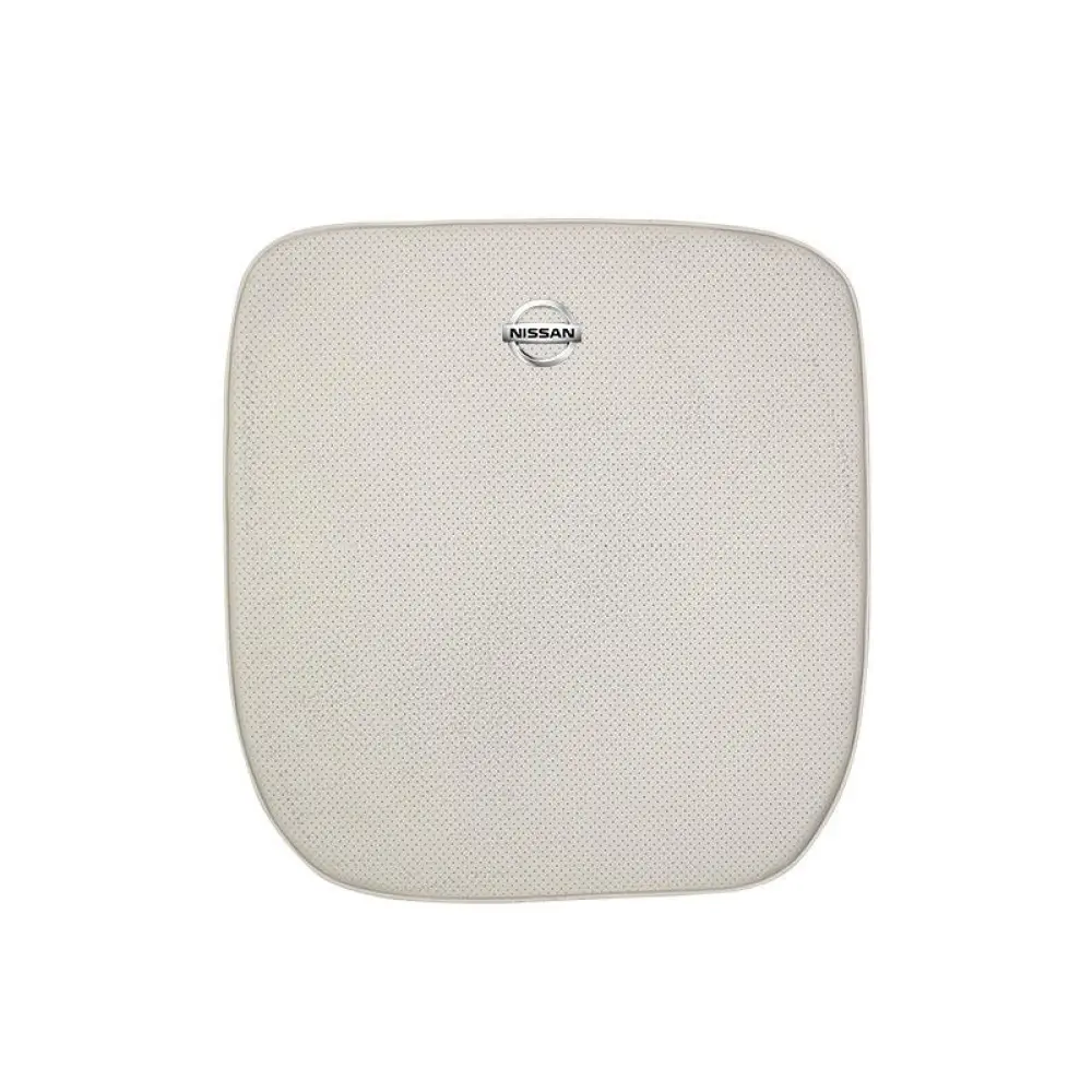 Suitable For Bluebird-Sylphy Car Nappa Memory Foam Seat Headrest Lumbar Pillow White