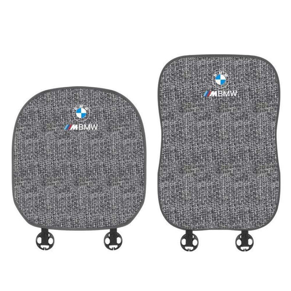 Suitable For BMW Car Linen Back Cushion Seat Cushion Gray