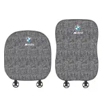 Suitable For BMW Car Linen Back Cushion Seat Cushion Gray