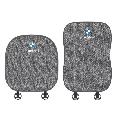 Suitable For BMW Car Linen Back Cushion Seat Cushion Gray 02