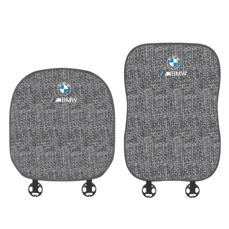 Suitable For BMW Car Linen Back Cushion Seat Cushion Gray