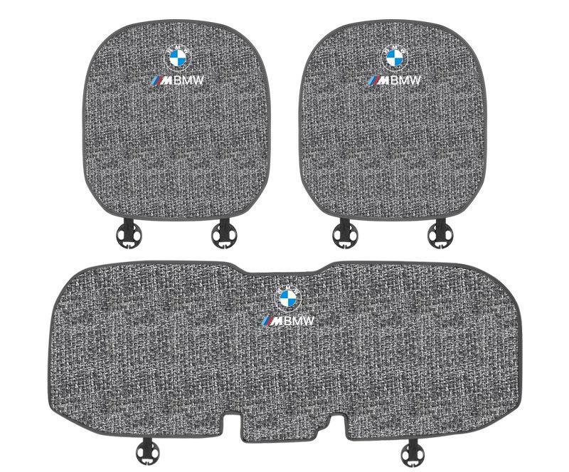 Suitable For BMW Car Linen Back Cushion Seat Cushion Gray