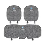 Suitable For BMW Car Linen Back Cushion Seat Cushion Gray