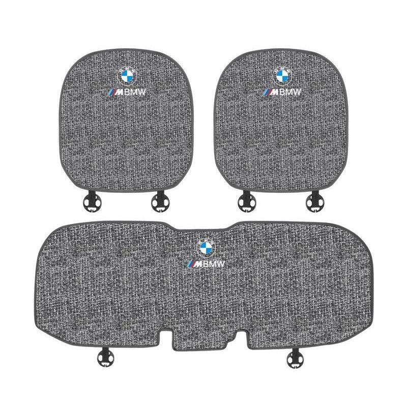 Suitable For BMW Car Linen Back Cushion Seat Cushion Gray
