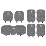 Suitable For BMW Car Linen Back Cushion Seat Cushion Gray