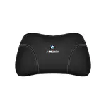 Suitable For BMW Car Nappa Memory Foam Seat Headrest Lumbar Pillow Black
