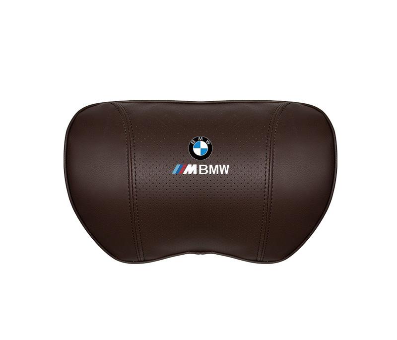 Suitable For BMW Car Nappa Memory Foam Seat Headrest Lumbar Pillow Black