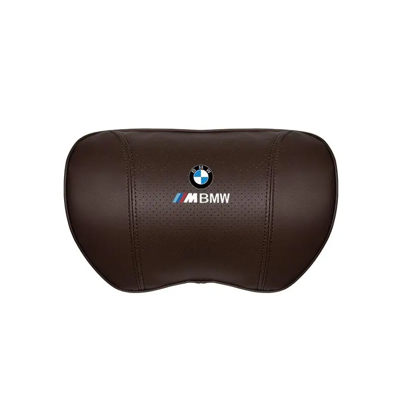 Suitable For BMW Car Nappa Memory Foam Seat Headrest Lumbar Pillow Black