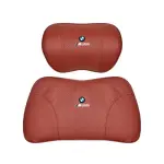 Suitable For BMW Car Nappa Memory Foam Seat Headrest Lumbar Pillow Volcano Red