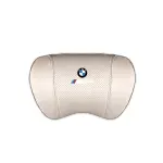 Suitable For BMW Car Nappa Memory Foam Seat Headrest Lumbar Pillow White
