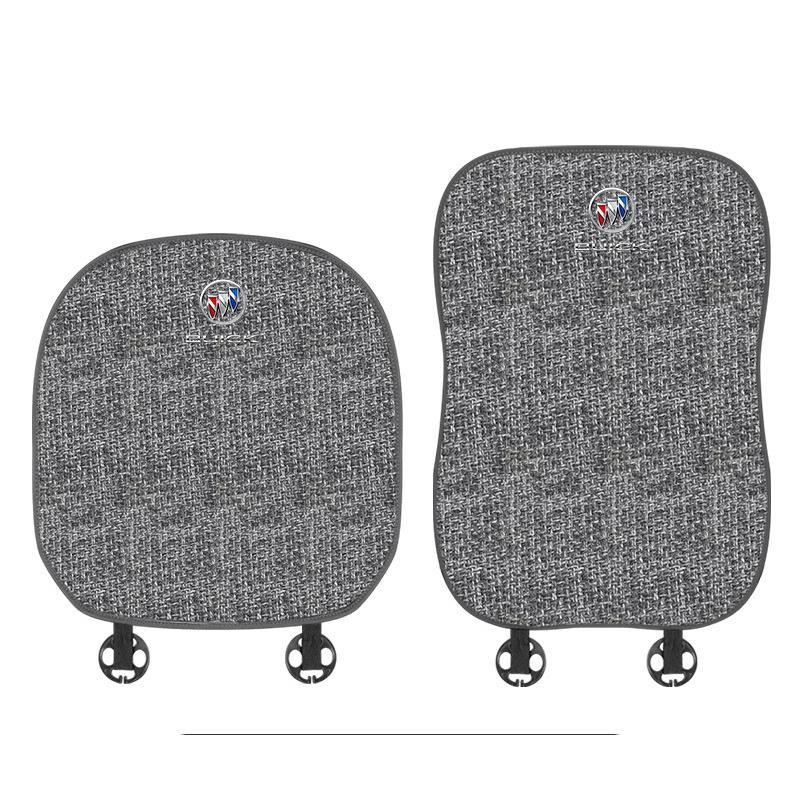 Suitable For Buick Car Linen Back Cushion Seat Cushion Gray