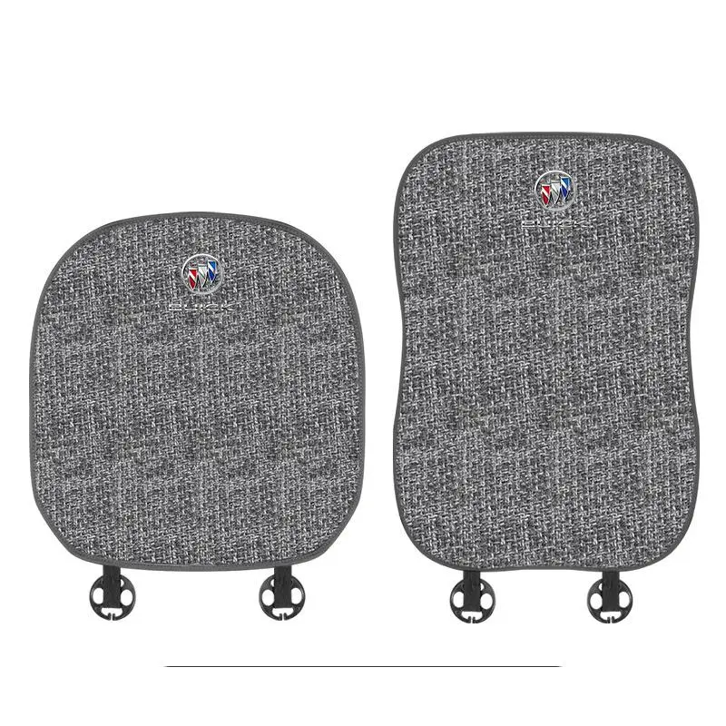 Suitable For Buick Car Linen Back Cushion Seat Cushion Gray
