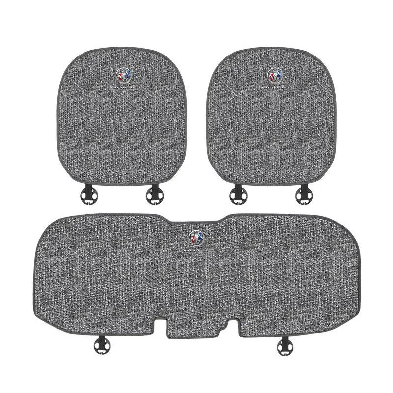 Suitable For Buick Car Linen Back Cushion Seat Cushion Gray