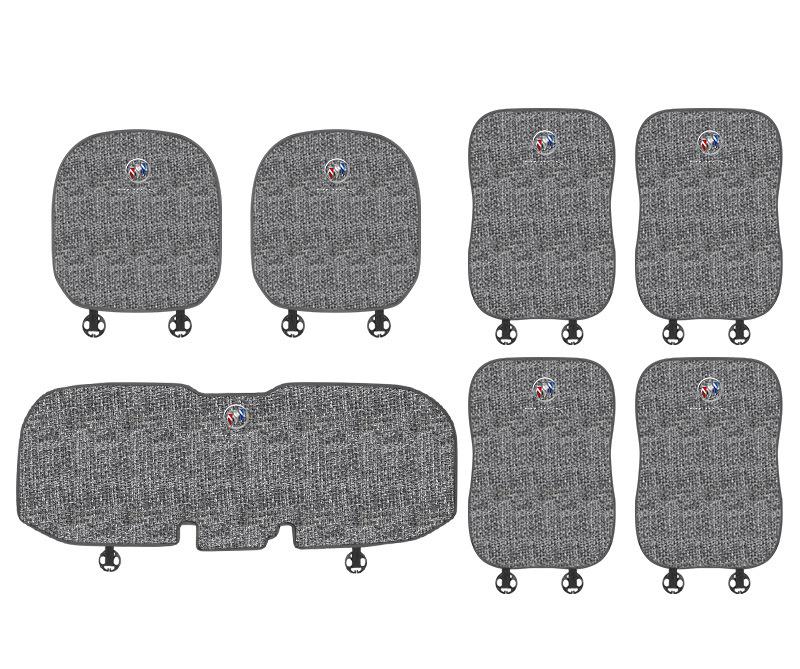 Suitable For Buick Car Linen Back Cushion Seat Cushion Gray