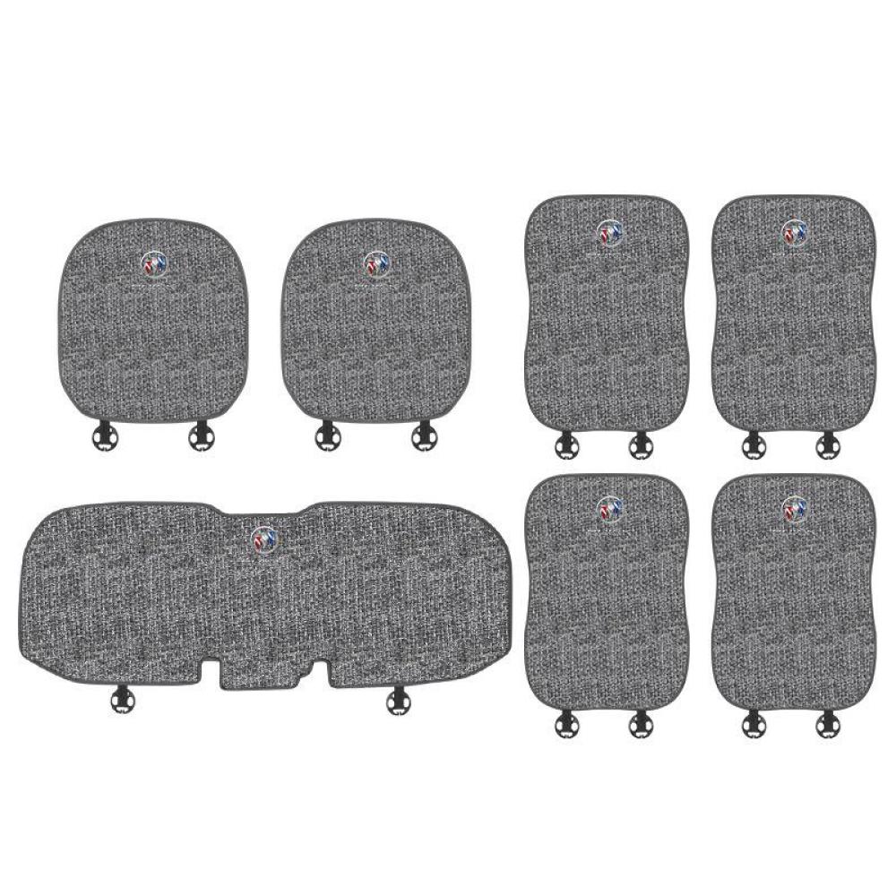 Suitable For Buick Car Linen Back Cushion Seat Cushion Gray